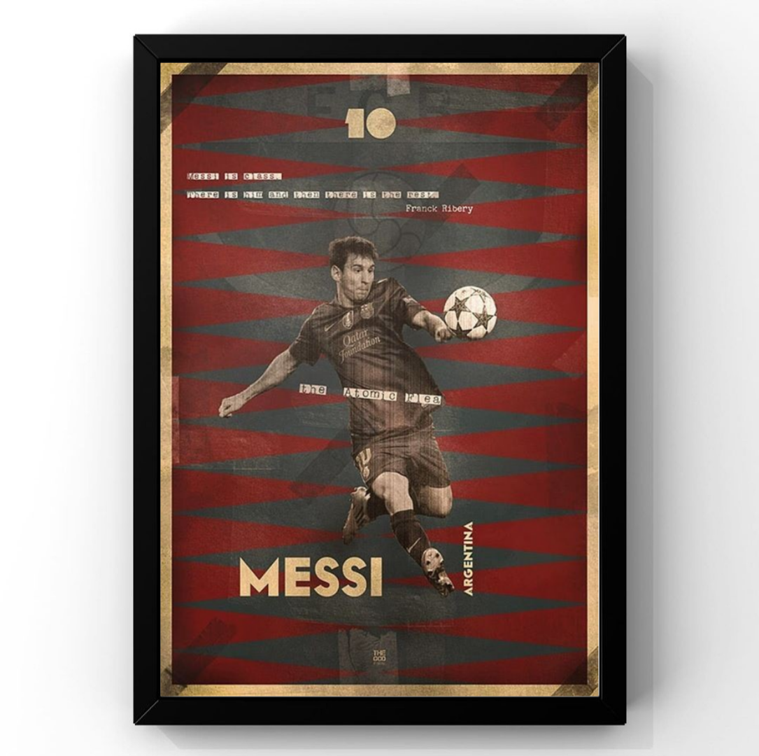 Messi Barcelona Frame