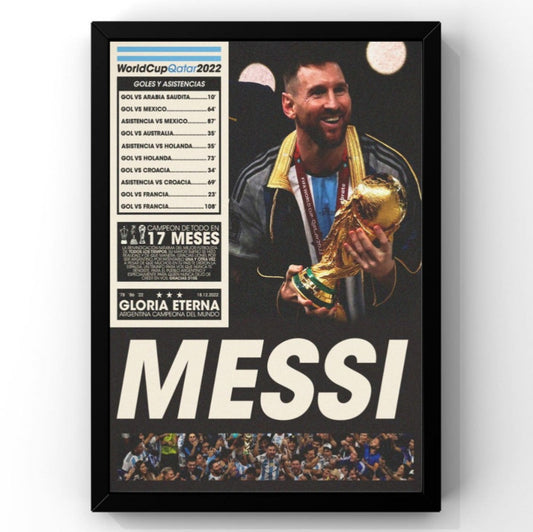 Messi's World Cup Celebration Frame