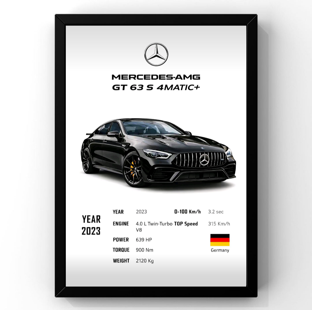 Mercedes GT 63s Frame