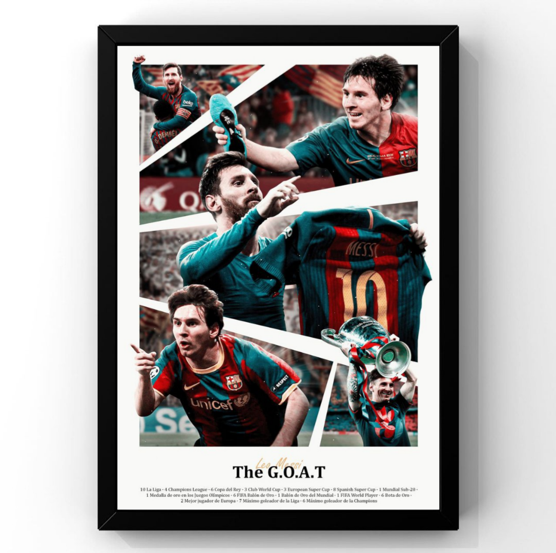 Messi Barcelona Frame