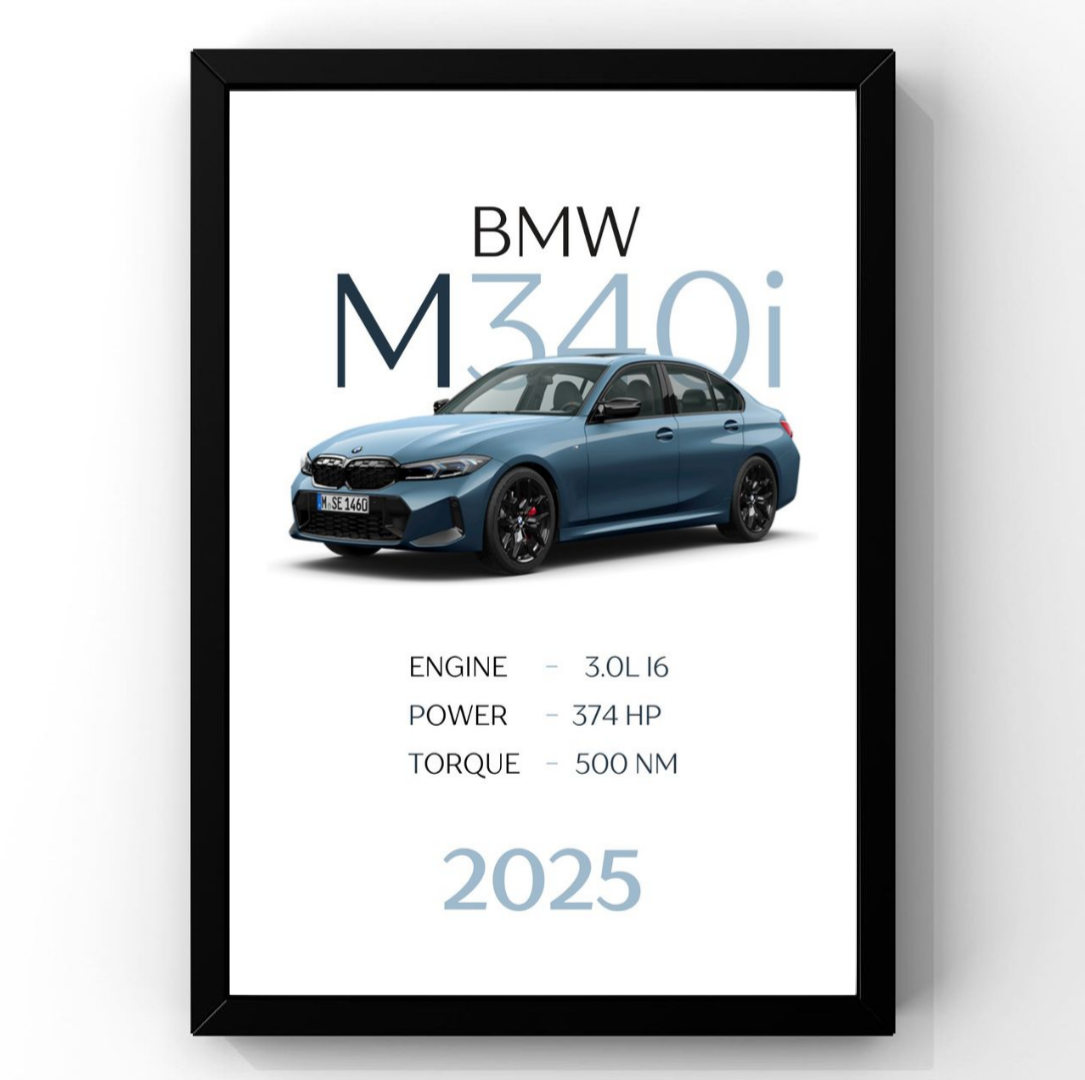 BMW 340i Frame